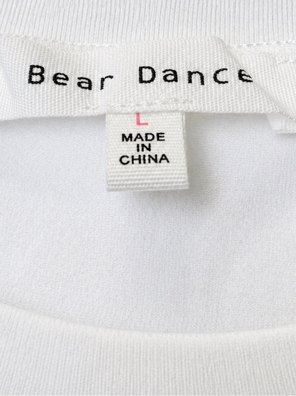 Bear Dance North Shore Hawaii Baby Tee Coastal Surf Nautical ~ Large ~ NWOT - Picture 5 of 8